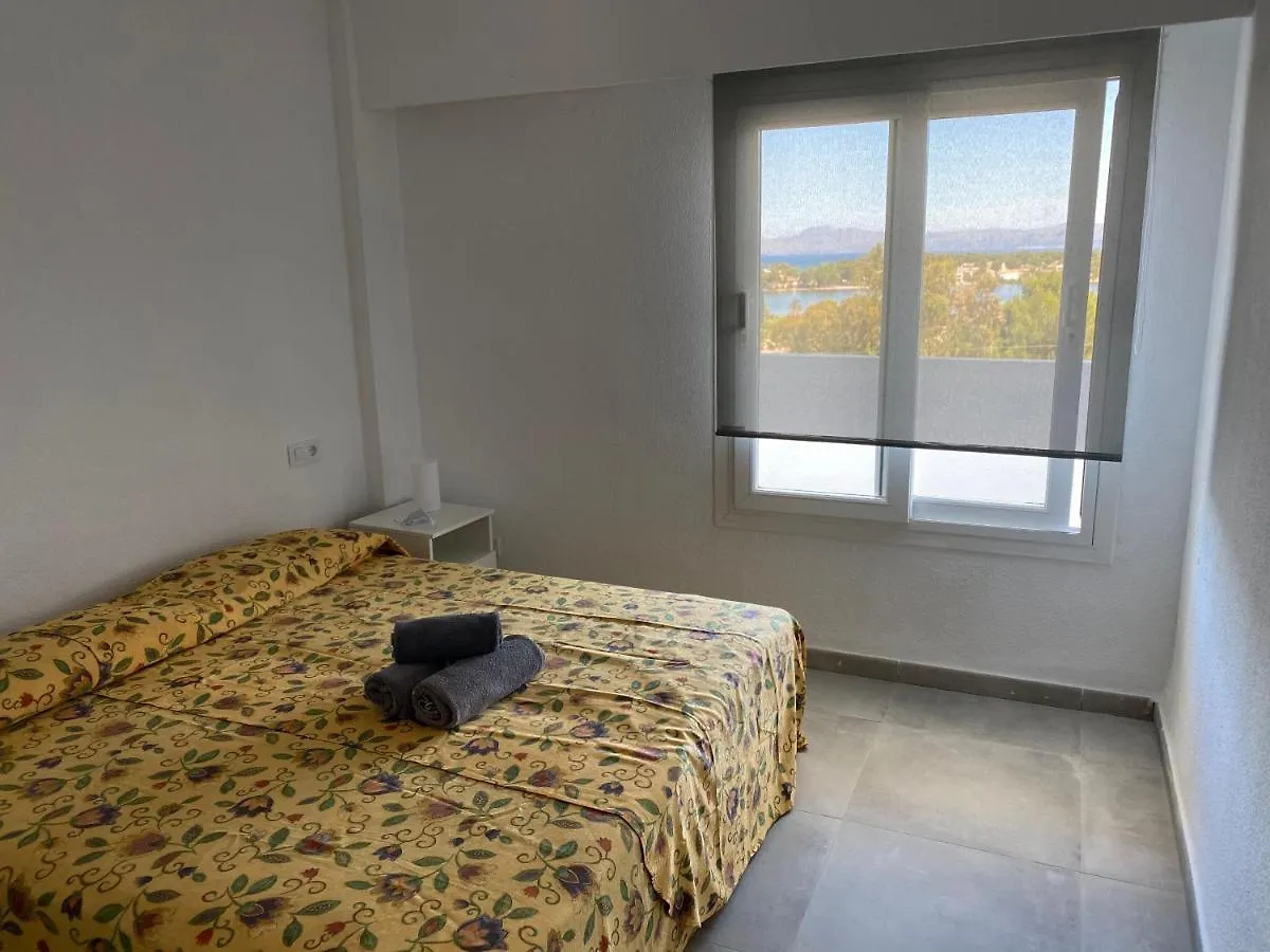 Bright Apartment With Views In The Siesta Building In Puerto Alcudia Spain